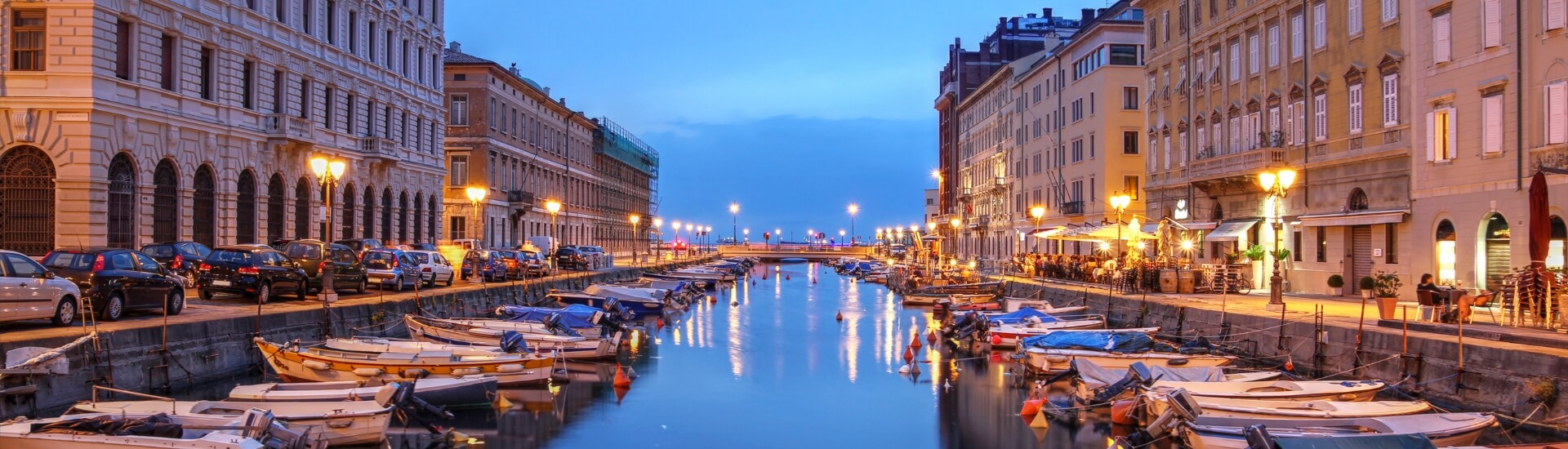 trieste canal grande. partenze crociere da trieste