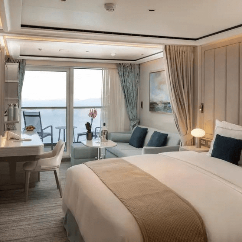 Silversea suite deluxe veranda