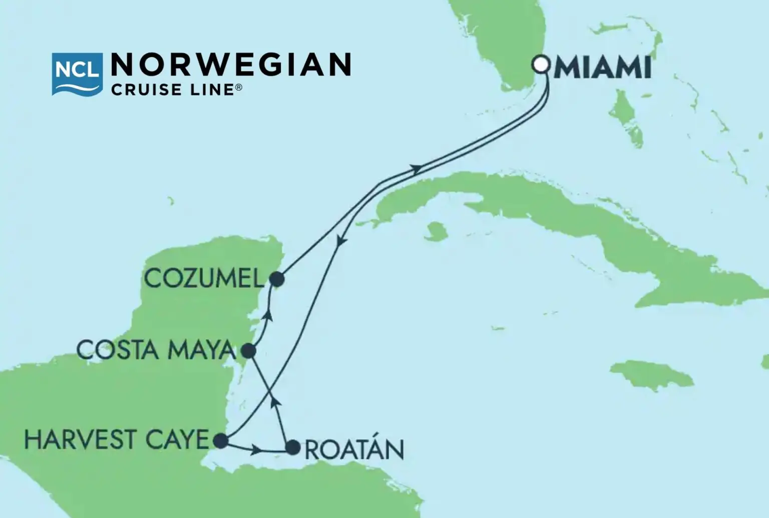 Itinerario Offerta All Inclusive - Crociera Caraibi con Norwegian Cruise Line